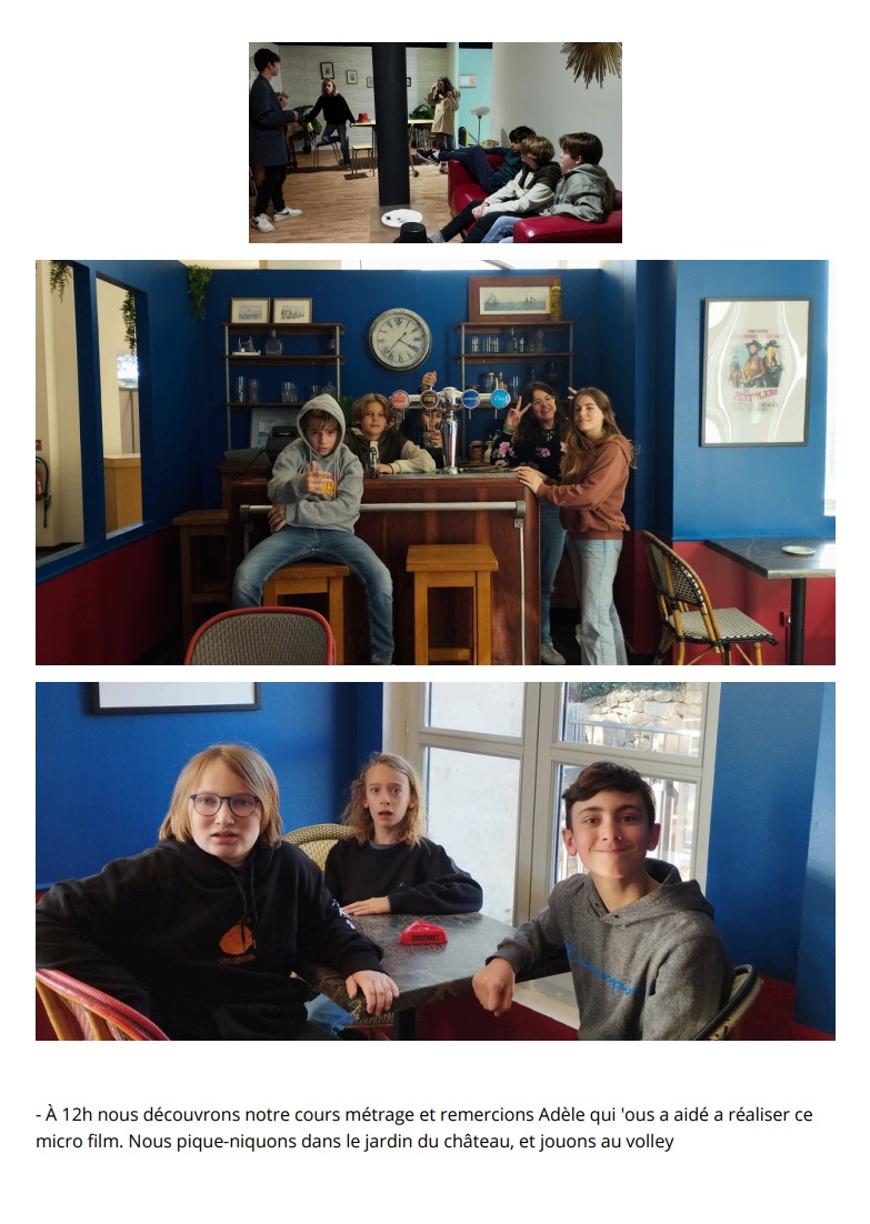 Sortie au château de la Busine